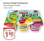Robby Früchtequark Erdbeere im Angebot bei GLOBUS in Zwickau Robby Früchtequark Erdbeere Angebote von Ehrmann bei GLOBUS Zwickau für 1,00 €