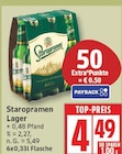 Lager von Staropramen im aktuellen EDEKA Prospekt