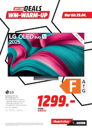 Flachbildfernseher im MediaMarkt Saturn Prospekt "LET'S GO! DEALS WM-WARM-UP" auf Seite 7