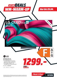 Fernseher im MediaMarkt Saturn Prospekt "LET'S GO! DEALS WM-WARM-UP" mit 20 Seiten (Remscheid)