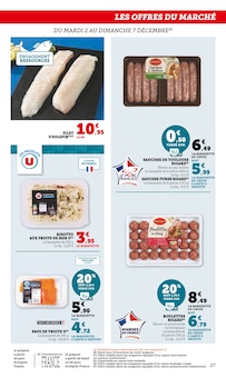 Promotion Quiche Lorraine dans le prospectus Super U, valable du 02/12/2025 au 14/12/2025 Promo Quiche Lorraine dans le catalogue Super U du moment à la page 27