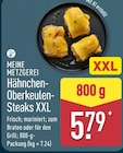 Aktuelles Hähnchen-Oberkeulen-Steaks XXL Angebot bei ALDI Nord in Jena ab 5,79 €