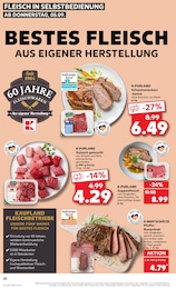 Kaufland Schweinefleisch im Prospekt 