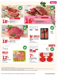 Prix et réduction Steak dans le prospectus Auchan Supermarché en cours Offre Steak dans le catalogue Auchan Supermarché du moment à la page 7
