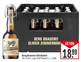 Aktuelles Ulrichsbier Angebot bei Marktkauf in Ulm ab 18,99 €