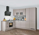 Einbauküche Laser Macchiato/Marmor Pangea grey Nacha von Nobilia im aktuellen SB Möbel Boss Prospekt