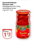 Feinsaurer Salat im Angebot bei GLOBUS in Pirmasens Feinsaurer Salat Angebote von Spreewald Feldmann bei GLOBUS Pirmasens für 1,19 €
