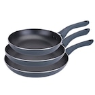 Lot de 3 poêles - CARREFOUR HOME dans le catalogue Carrefour