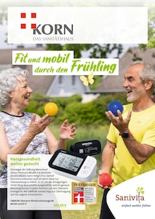 Aktueller Korn GmbH & Co. KG Prospekt "Fit und mobil durch den Frühling" Seite 1 von 6 Seiten für Gemünden