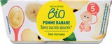 Promo Purée de pommes bananes sans sucres ajoutés, dès 5 mois à 1,31 € dans le catalogue Monoprix "Monoprix"