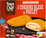 5 cordons bleus de poulet - TOQUE DU CHEF à 3,74 € dans le catalogue Lidl