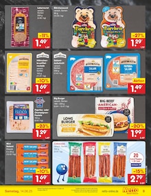Fleisch im Netto Marken-Discount Prospekt "Aktuelle Angebote" mit 63 Seiten (Essen)