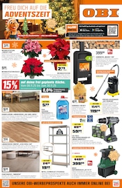 OBI Baumärkte Prospekt der aktuellen Woche mit 4 Seiten, gültig von 08.11.2025 bis 15.11.2025, in Günthersleben-Wechmar und Umgebung Aktueller OBI Baumärkte Prospekt in Günthersleben-Wechmar und Umgebung, "FREU DICH AUF DIE ADVENTSZEIT" mit 4 Seiten, 08.11.2025 - 15.11.2025