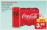 Aktuelle Coca Cola Angebote bei Netto Marken-Discount in Wismar Aktuelles Coca-Cola Angebot bei Netto Marken-Discount in Wismar ab 3,99 €