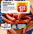 Schinken-Mettwurst-Endchen im Angebot bei REWE in Beckum Schinken-Mettwurst-Endchen Angebote von REWE Regional bei REWE Beckum für 1,22 €