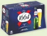 Biere blonde 5,5° - 1664 - Bi1 à Besançon Biere blonde 5,5° - 1664 en promo chez Bi1 Besançon à 8,55 €