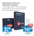 Kopierpapier Allround DIN A4 Angebote von go copy bei V-Markt Kempten für 3,49 €