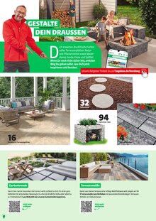 Terrassenplatten im aktuellen Hagebaumarkt Prospekt (Lübeck) Terrassenplatten im Hagebaumarkt Prospekt "Gartenbaustoffe" mit 56 Seiten (Lübeck)