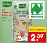 Netto Reisen im Netto Marken-Discount Prospekt Bio Basmati Naturreis von BioBio im aktuellen Netto Marken-Discount Prospekt für 2,39 €