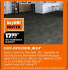Aktuelle Laminat Angebote bei OBI in Hannover Aktuelles Klick-Vinylboden 'Olbia' Angebot bei OBI in Hannover ab 40,17 €