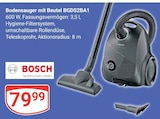 Bodensauger mit Beutel BGDS2BA1 im Angebot bei GLOBUS in Salzgitter Bodensauger mit Beutel BGDS2BA1 Angebote von Bosch bei GLOBUS Salzgitter für 79,99 €