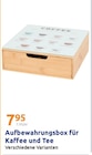 Aufbewahrungsbox für Kaffee und Tee Angebote bei Action Rostock für 7,95 €