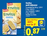 Lidl Romans-sur-Isère - Promo Envitas petit déjeuner Promo Envitas petit déjeuner à 0,87 € dans le catalogue Lidl à Romans-sur-Isère