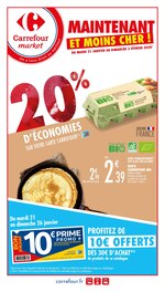 Catalogue Carrefour Market "Maintenant et moins cher !", 12 pages, à Saint-Denis, 21/01/2020 - 02/02/2020 Prospectus Carrefour Market "Maintenant et moins cher !", 12 pages, à Saint-Denis, 21/01/2020 - 02/02/2020