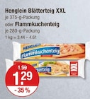 Blätterteig XXL Angebote von Henglein bei V-Markt Memmingen für 1,29 €
