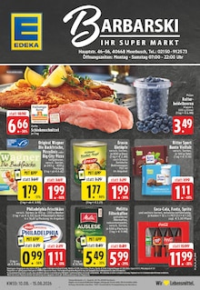 Aktueller EDEKA Prospekt "Aktuelle Angebote" für Meerbusch Aktueller EDEKA Prospekt für Meerbusch mit Seiten