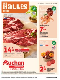 Catalogue Auchan Supermarché à Goussainville, avec 8 pages Prospectus Auchan Supermarché à Goussainville, "LES HALLES d'été", 8 pages, 09/06/2026 - 15/06/2026