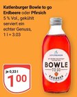 Aktuelles Bowle to go Erdbeere Angebot bei GLOBUS in Braunschweig ab 1,00 €