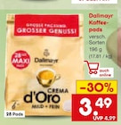 Kaffeepads im Angebot bei Netto Marken-Discount in Bruchsal Kaffeepads Angebote von Dallmayr bei Netto Marken-Discount Bruchsal für 3,49 €
