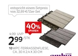 WPC-Terrassenfliese Angebote von Ambia Garden bei XXXLutz Möbelhäuser Dortmund für 22,99 €