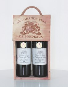 Stokomani Marseille - LE COFFRET DE 2 BOUTEILLES DE BORDEAUX Promo LE COFFRET DE 2 BOUTEILLES DE BORDEAUX dans le catalogue Stokomani "Un Noël comme j'aime" à Marseille