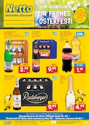 Aktueller Netto Marken-Discount Prospekt mit Bier, "WIR WÜNSCHEN EIN FROHES OSTERFEST!", Seite 1