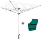 Promo Séchoir parapluie extérieur, 50 m d’étendage, noir et gris, LinoPush 500 à 59,90 € dans le catalogue Castorama à Les Ollières