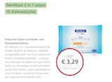 2 in 1 wipes bei LINDA Premiumapotheke im Castrop-Rauxel Prospekt für 3,29 €