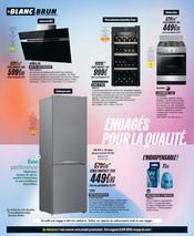 Promos Réfrigérateur dans le catalogue "ENGAGÉS POUR LA QUALITÉ. ENGAGÉS POUR DEMAIN" de Blanc Brun Réfrigérateur en promo dans le catalogue Blanc Brun à la page 6
