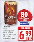 Kakao-Getränkepulver von Caotina im aktuellen EDEKA Prospekt