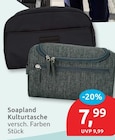 Kulturtasche von Soapland im aktuellen budni Prospekt