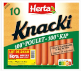 Knackis poulet - Herta en promo chez Lidl Nanterre à 2,59 €