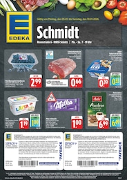 EDEKA Prospekt für Sebnitz mit 8 Seiten Der aktuelle EDEKA Prospekt "Wir lieben Lebensmittel!" mit Seiten (Sebnitz)