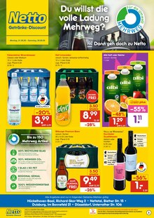 Aktueller Netto Marken-Discount Krefeld Prospekt Netto Marken-Discount Krefeld Prospekt "DER ORT, AN DEM DU IMMER AUSGEZEICHNETE PREISE FINDEST." mit 2 Seiten