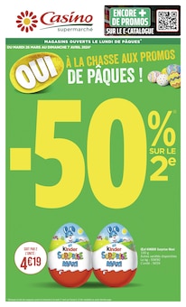 Prospectus Casino Supermarchés à Marsillargues, "OUI À LA CHASSE AUX PROMOS DE PÂQUES !", 20 pages de promos valables du 26/03/2024 au 07/04/2024
