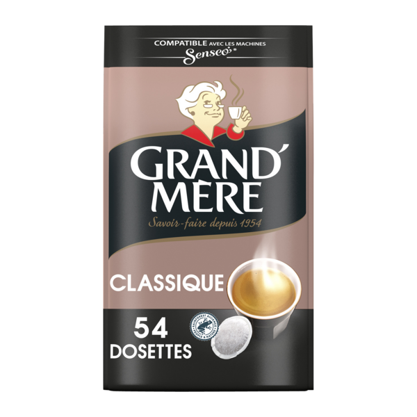 Café dosettes classique pur arabica compatible Senseo, U (x 56