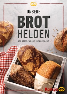 Aktueller Kamps Bäckerei Prospekt "BROT HELDEN" Seite 1 von 8 Seiten