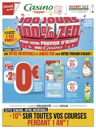 Catalogue Géant Casino à Aix-en-Provence, avec 32 pages Prospectus Géant Casino à Aix-en-Provence, "100 jours 100% zen", 32 pages, 19/09/2022 - 02/10/2022