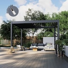 Pergola bioclimatique motorisée Odda - Carrefour à Mâcon Pergola bioclimatique motorisée Odda en promo chez Carrefour Mâcon à 1 799,99 €