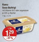 Aktuelles Sooo Buttrig! Angebot bei V-Markt in Regensburg ab 1,29 €